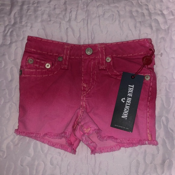 true religion girls shorts